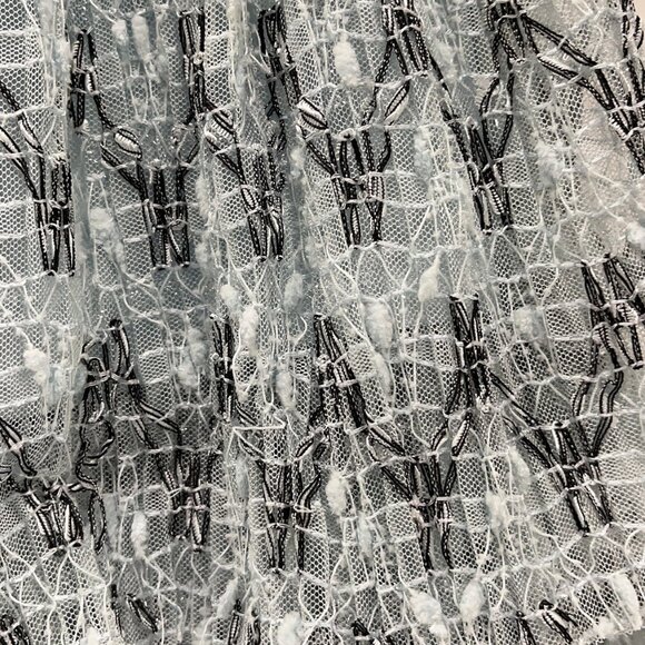 Self-Portrait Metallic Mesh Pattern Mini Dress - Picture 5 of 6